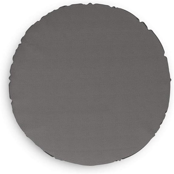 Covers & All RP-Rite-Charcoal-03 36 in. dia. x 5 in. Waterproof Round Pillow & Cushion Slip Cover Charcoal Grey