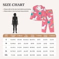 thumbnail image 4 of Fotbe Yoga Unicorn Conjunto de Pijama de Manga Larga para Mujer con Estampado, Ropa de Dormir de 2 Piezas, Conjunto de Casa Suave y Cómodo con Bolsillos-XX-Large, 4 of 7