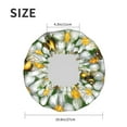 thumbnail image 6 of Disketp Bees And Flower Shower Caps,Reusable Shower Cap For Women, Double Layer Waterproof Hair Cap, Large Size For All Hair Lengths,For Girls Spa Home Salon Use, 6 of 9
