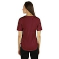 thumbnail image 4 of Inkmeso Coupe Régulière Col Rond Uni pour Femmes Manches Courtes Décontractées Tee-Shirt Doux, 4 of 7