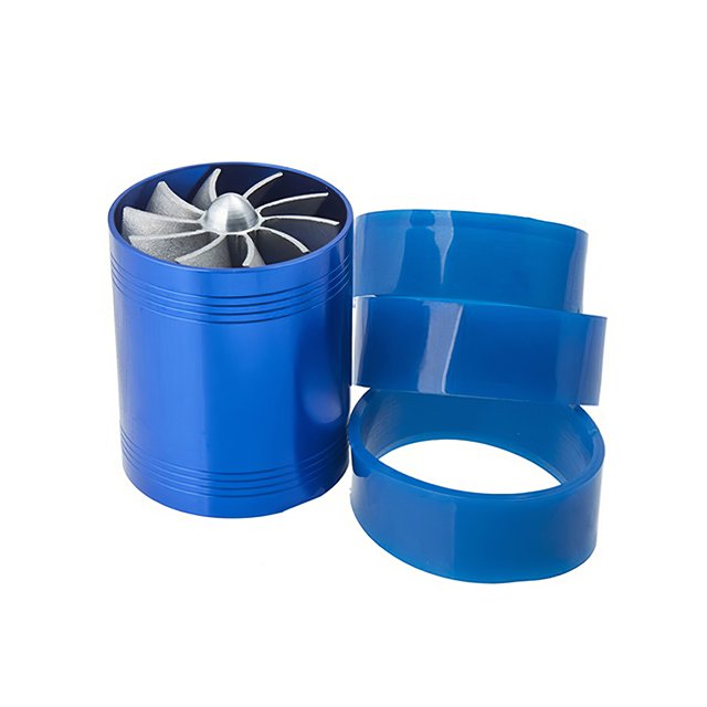 Turbocompresor De Motor De Coche, Ventilador De Ahorro De Combustible De Gas De Entrada De Aire De Doble Cara, Filtro De Aire De Aleación De Aluminio Para Coche, Pieza De Repuesto De Coche, Serendint VI008896-02