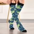 thumbnail image 5 of FORMRS Womens Knee High Socks Casual Long Thick Travel Daily Wear, 2 Pairs, Sharks Pattern, 5 of 6