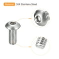 thumbnail image 4 of #10-32x1/2" Button Head Socket Cap Screws, 20 Pack 304 Stainless Steel Screws, 4 of 5