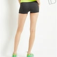 thumbnail image 2 of Aeropostale Womens Volleyball Athletic Workout Shorts, Yellow, Juniors, Small, 2 of 3