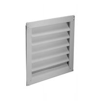 Air Vent 14 in. W X 24 in. L White Aluminum Wall Louver