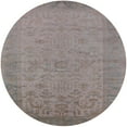 thumbnail image 1 of Ahgly Company Indoor Round Mid-Century Modern Rose Purple Oriental Area Rugs, 3' Round, 1 of 6