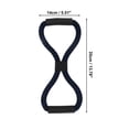 thumbnail image 3 of Unique Bargains 1 Pc Durable 8-Shaped Yoga Stretch Band for Stretching 13.78"x5.51" Blue Black, 3 of 4