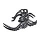 thumbnail image 1 of Pinzas de pelo de araña, pinzas de metal negras para cabello grueso o fino, pinzas de mandíbula grandes, pinzas antideslizantes para mujeres, accesorios para el cabello de Halloween, pinzas para el c, 1 of 3