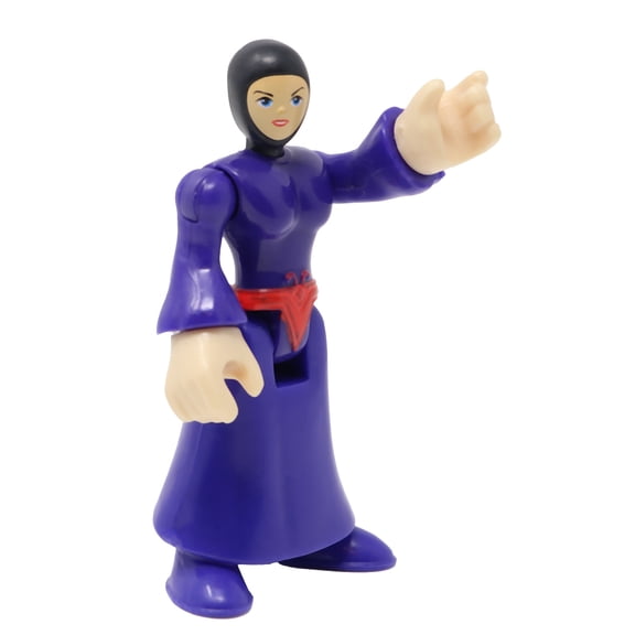 Replacement Part for Fisher-Price Imaginext Collectible Inspired by Power Rangers Goldar and Rita Playset CJP65 - Replacement Poseable Rita Repulsa Figure dressed in Purple