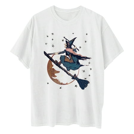 

TOWED22 Womens Summer Tops Womens Summer Tops Casual Dressy Blouses 2023 Short Sleeve Ruffle V Neck T Shirts Floral Boho Cute Tees Loose Trendy Tshirt White S