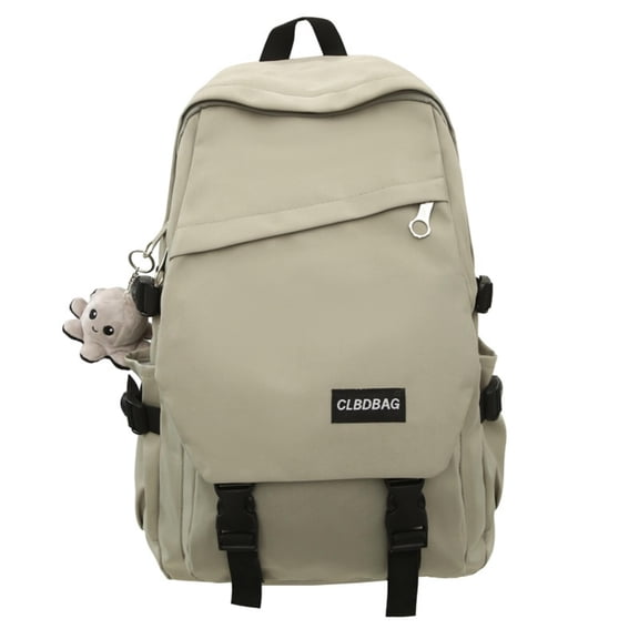 ZROVA 17.7-Inch Nylon Solid Color Backpack for Back to School, High School and College Students
