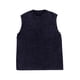 thumbnail image 2 of Tops para hombre, blusas y camisas de cuello redondo y manga corta para hombre, camisetas deportivas informales de color liso con cuello redondo y efecto desgastado, blusas de licra para hombre., 2 of 8