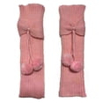 thumbnail image 1 of Calentadores de piernas largos para mujer, moda Lolita, de lana, de punto trenzado, calentadores de piernas hasta el muslo, calcetines sueltos, 1 of 5