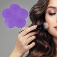 thumbnail image 2 of Unique Bargains Flower-shaped Makeup Sponge Brush Cleaner Purple, 2 of 5