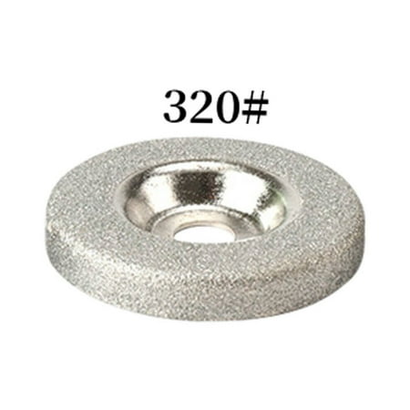 

2 Diamond Grinding Wheel Cup Emery Milling Cutter Circle Sharpener Stone 320#