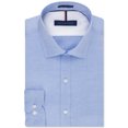 thumbnail image 1 of Tommy Hilfiger Mens Slim-Fit Non-Iron Button Up Dress Shirt, Blue, 15" Neck 32-33" Sleeve, 1 of 2