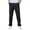 Black, variant on Boys School Uniform Twill Khaki Pants Kids Flat Front Comfortable Waistband Stretch Chino Pants with Pockets 3-14 Years