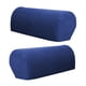 thumbnail image 5 of 4 fundas de reposabrazos gruesas de poliéster y elastano para sillas y sofás. Azul oscuro, 5 of 8