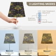 thumbnail image 3 of Ryvnso LED Bedside Table Lamp Mardi Gras Flowers Bedroom Desk Lamps Nightstand Lampshade M, 3 of 7