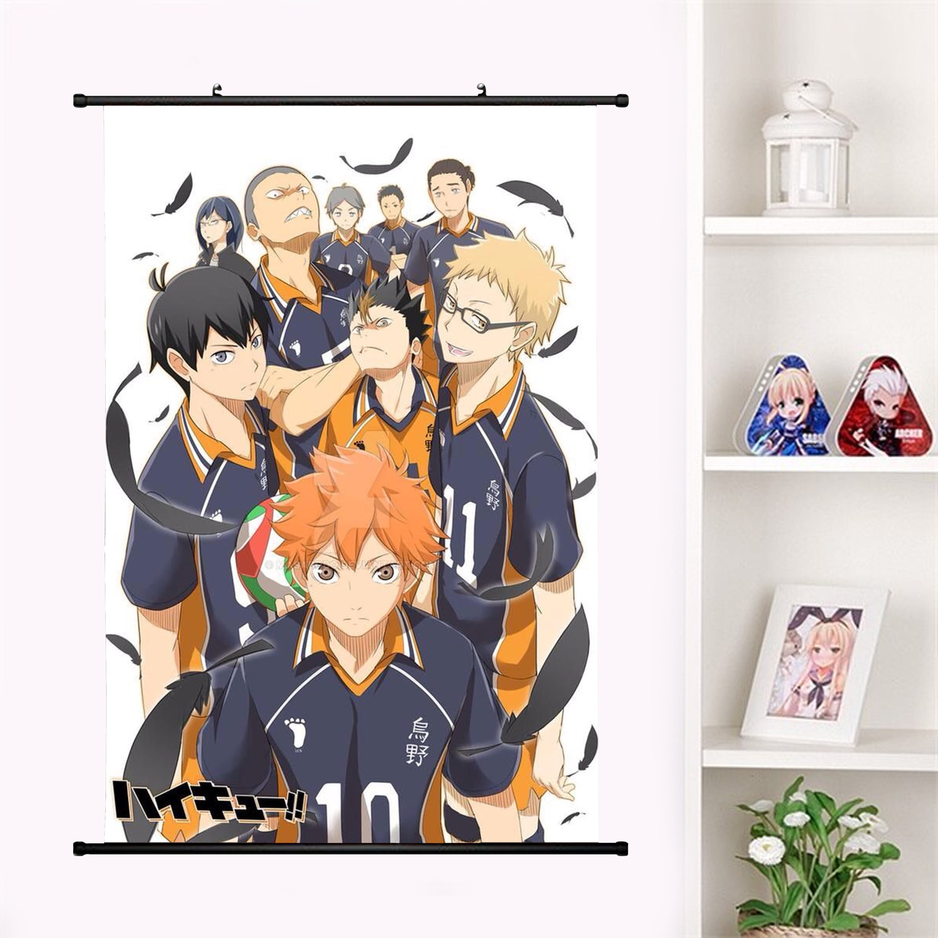 Haikyuu Anime Poster Character Volleyball Boy Canvas Painting