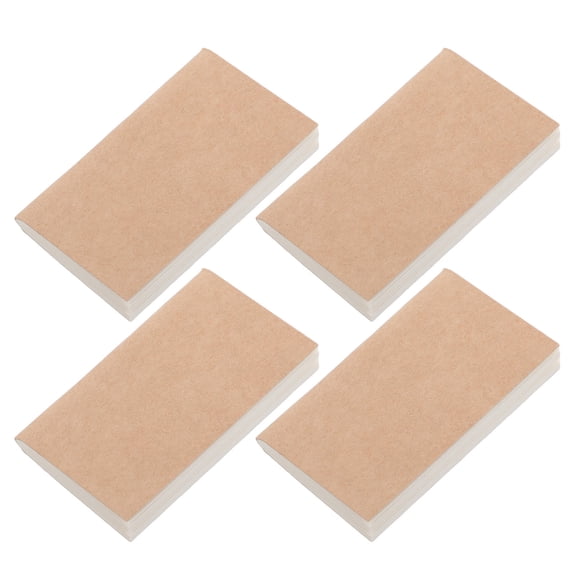 TAILTOSS Pocket Notebook Refills, Khaki Blank Paper, Portable for Home, 4Pcs