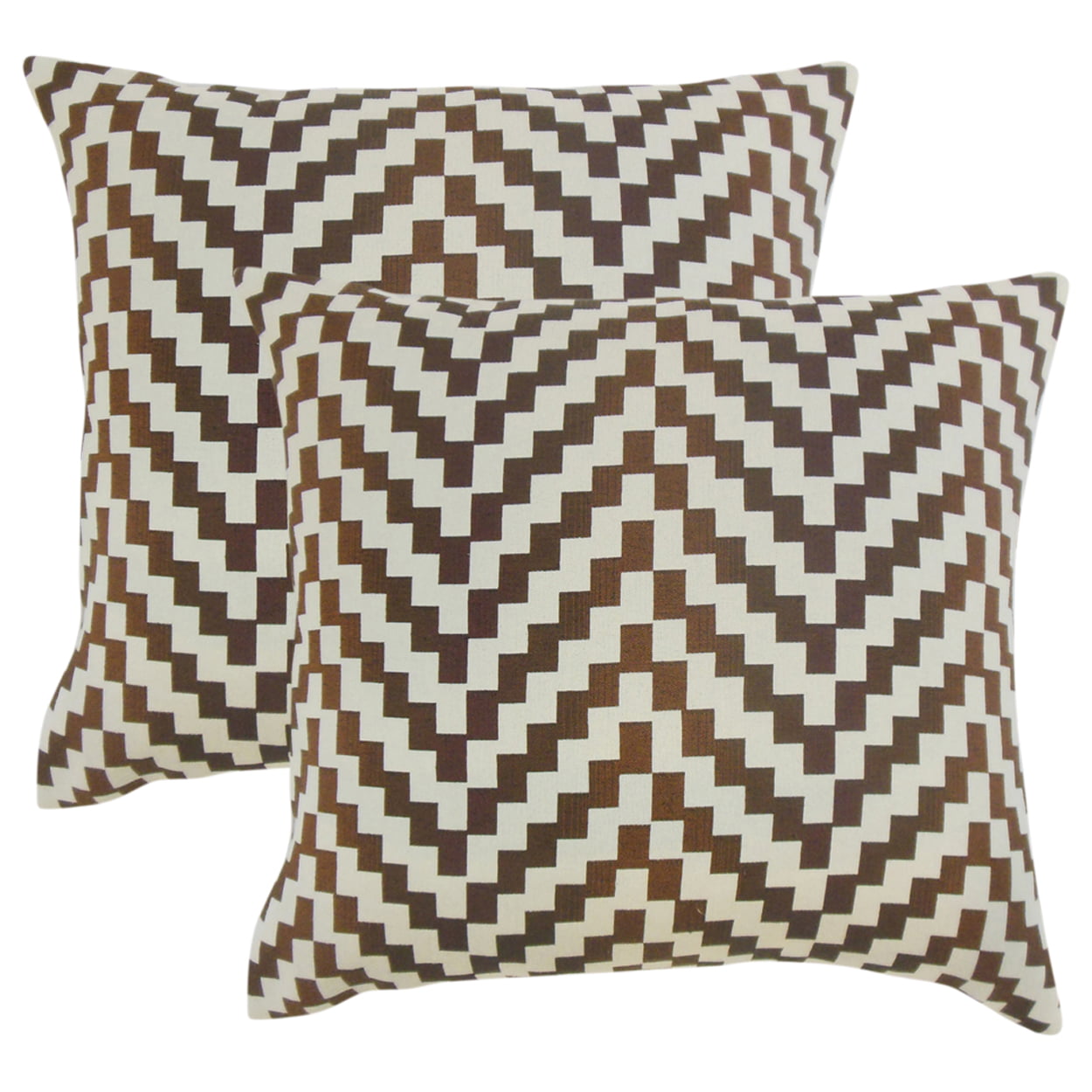 Geranium The Pillow Collection P18-BAR-M9831-GERANIUM-R61P39 Nowles Geometric Pillow 