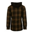 thumbnail image 3 of Men's Hooded Flannel Jacket, 3 of 3