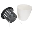 thumbnail image 2 of LEFU for Self-Watering Flower Pot Plastic Imitation Porcelain Planter Indoor Outdoor Garden Container with Inner Pot and Cotton Rope for Plant Care (Multiple Sizes Available), 2 of 10