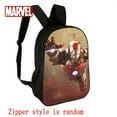 thumbnail image 4 of Marvel Iron Man Backpack, Leisure Polyester Travel Simple College School Bag, Classic Casual Bookbag, 4 of 5