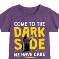 thumbnail image 3 of Star Wars - Come To The Dark Side - Toddler And Youth Girls Fitted Short Sleeve Tee, 3 of 5