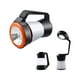 thumbnail image 2 of Lámpara de camping y linterna LED 3-en-1 - Farol portátil recargable con 5 modos, 250 lúmenes, batería de 1200mAh para exteriores, tiendas de campaña, hogar y emergencias, 2 of 8