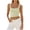 Yellow, variant on LEKWK Tank Tops for Women Trendy Square Neck Sleeveless Printed Crop Tops Lightweight Slim Fit Comfy Y2K Cami Shirts Summer Fashion Going Out Outfits