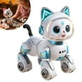 thumbnail image 6 of Intelligent Programming Cat Robot Toy for Kids 3+ - ABS Material, 16x25x22cm - Voice Control & Gesture Operation, 6 of 9