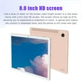 thumbnail image 6 of COFEST Computer & Office,HD 8-inch Tablets Android Version,WIFI Bluetooth Voice Call Learning Game Tablet,2+16G/256G Eight Core Processor,Support Dual SIM Card Communication Function,Gold,, 6 of 8