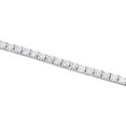 thumbnail image 4 of .925 Sterling Silver Solitaire Moissanite 4mm 1 Row 7" Tennis Bracelet 9.25 CT, 4 of 7