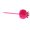 Love Crown-Rose Red, variant on Furry Pompoms Ballpoint Pen Funny Writing Tool 0.7mm Refillable for Student Writing Drawing Christmas Stocking Fillers