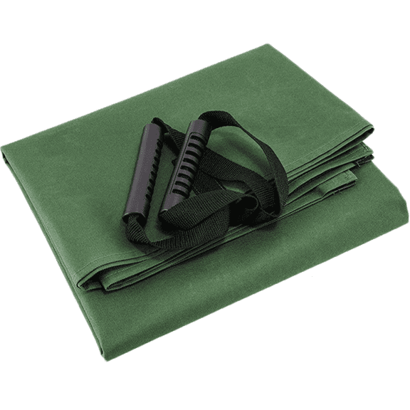 OFFIGAM Garden Waste Storage Bag with Handles, Heavy Duty Canvas Leaf Collector for Yard Cleanup and Outdoor Use