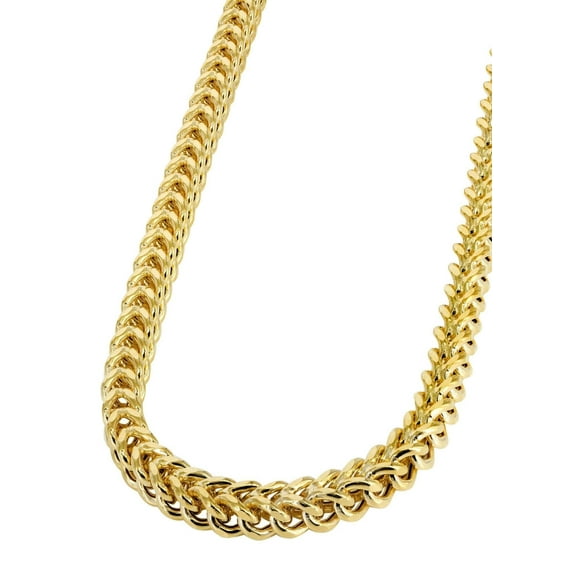 Gold Chain - Womens 10K/14K Yellow Semi Solid  Franco Chain