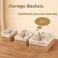 thumbnail image 2 of Storage basket3 pieces storage basket woven from paper rope, 2 of 5