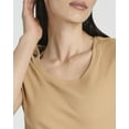 thumbnail image 3 of 3 Pack: Women's Mini Short Sleeve Ribbed Scoop Neck Casual T-Shirt Bodycon Dress, 3 of 6