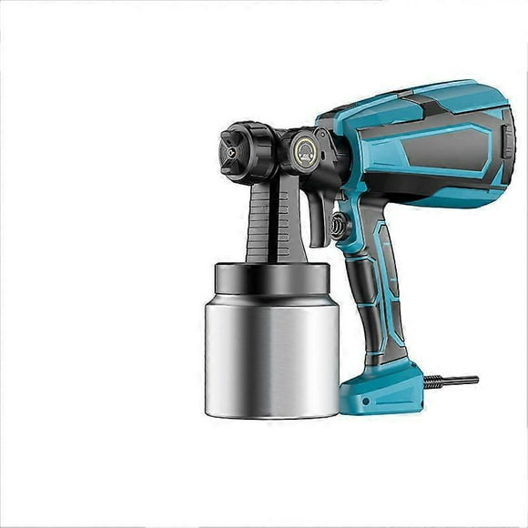 Cordless Rechargeable Paint Sprayer Gun With Large Coating Cup Capacity For Painting Ceiling Fence Cabinets Walls