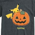 thumbnail image 3 of Pokémon - Pikachu Pumpkin - Men's Short Sleeve Graphic T-Shirt, 3 of 5