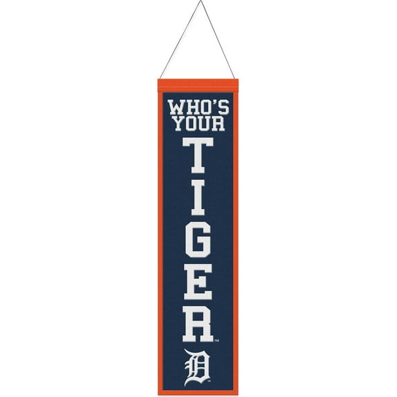 WinCraft Detroit Tigers 8" x 32" Slogan Wool Banner