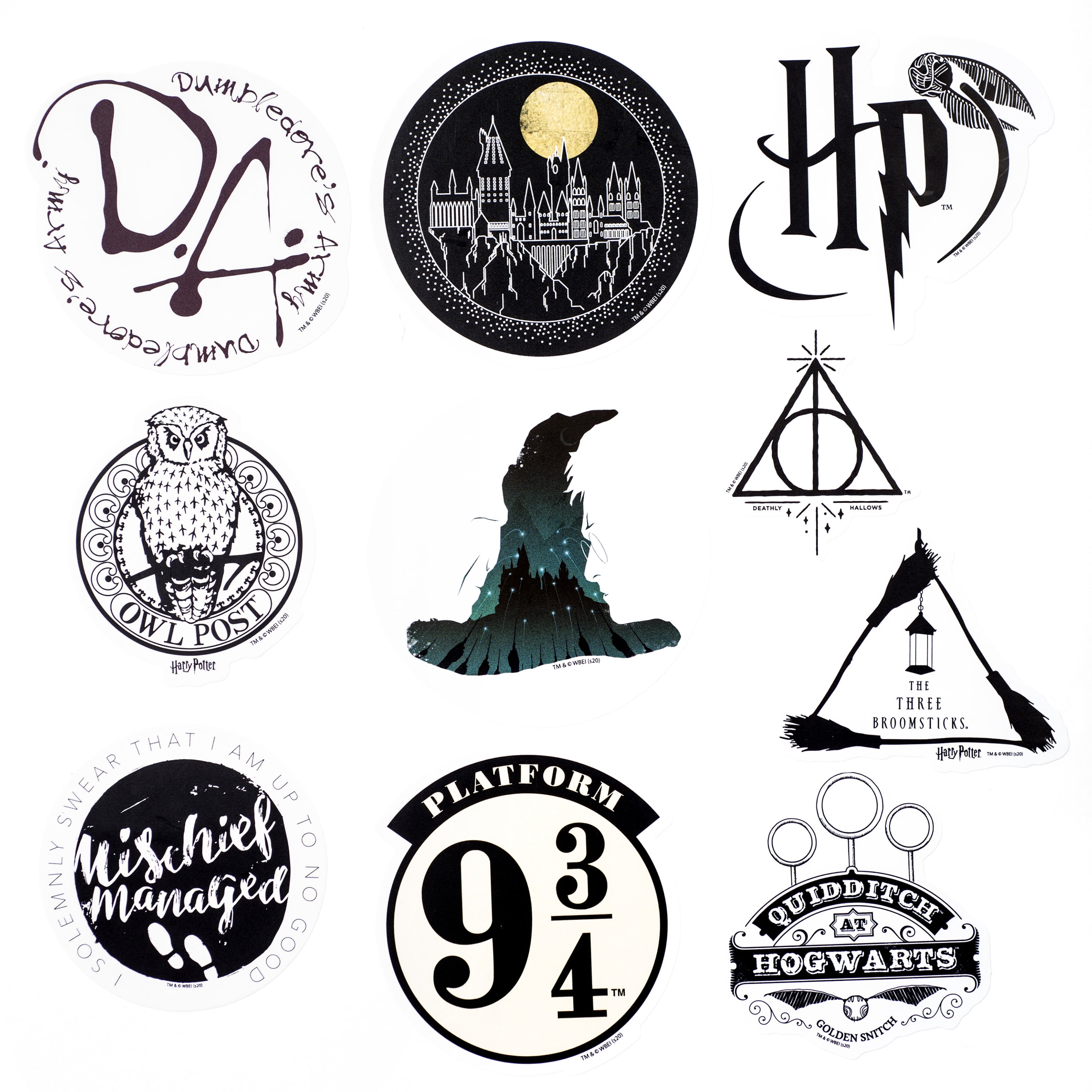 Conquest Journals Harry Potter Potions Labels Vinyl Stickers 