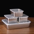 thumbnail image 3 of Stainless Steel Plate With Lid Rectangular Food Storage Pan Commercial Dish Tray Large Refreshing Lunch Box Container S, 3 of 6