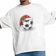 thumbnail image 3 of Camisetas casuales de manga corta con gorro de Papá Noel para hombre, camisetas gráficas de fútbol, 3 of 8
