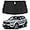 Black/Silver, variant on Windshield Sun Shade for 2013-2021 Fo-rd Fusion Accessories, Foldable Window Sunshade Sun Visor Protector, Front Windshield Sunshade Sun Shield Blocks UV Rays Heat