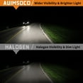 thumbnail image 2 of 6x LED Headlight Bulbs For Honda	Civic 2004-2015, 6000K 9005 9006 H11 Combo, 4000 Lumens Super White High Low + Fog Lights Kits, Non-polarity, 50000 Hours Lifespan, 300% Brighter, 2 of 16