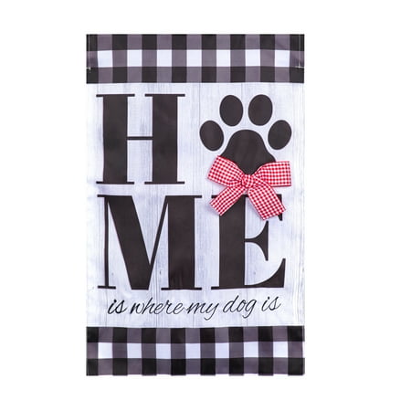 Meadow Creek 11.5" x 18" Spring Paw Home Outdoor Yard Flag