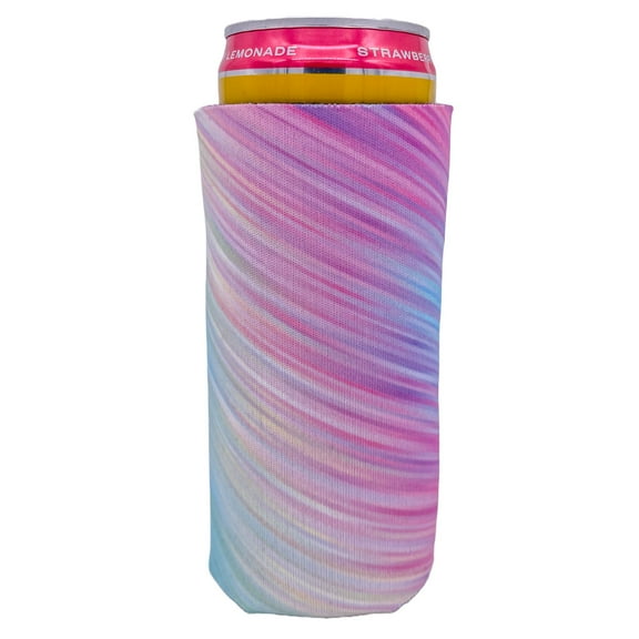 Gradient Stripes Pastel Slim Can Coolie